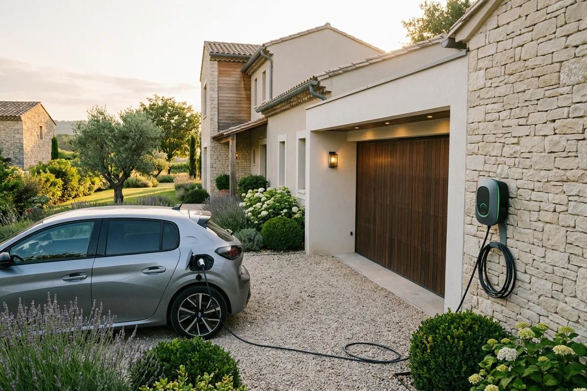 Résultat d'une installation borne de recharge sur maison individuelle à Montbert Résultat d'une installation borne de recharge sur maison individuelle à Montbert