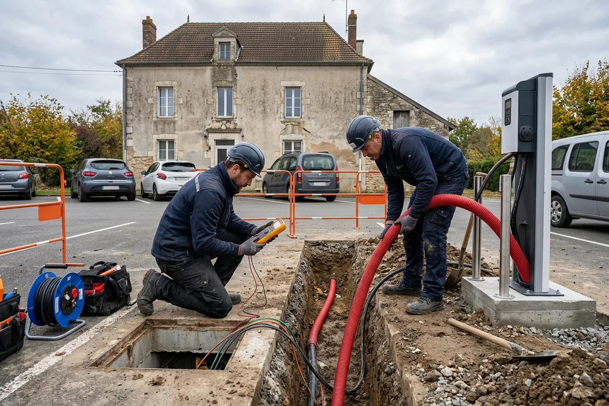 Équipe d'experts pour la pose de borne de recharge en copropriété à Toulouse Équipe d'experts pour la pose de borne de recharge en copropriété à Toulouse